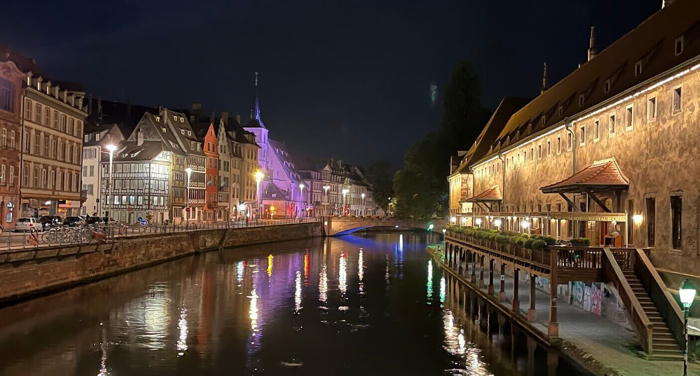 Strasbourg old town and canals