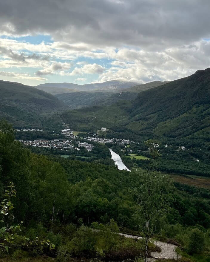 Looking back at Kinlochleven