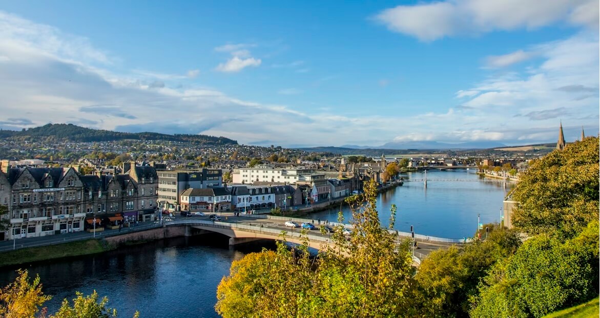 River Ness and Inverness skyline